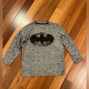 Old Navy Boys Sz 8 Polyester Go Dry Batman Long Sleeve - EUC